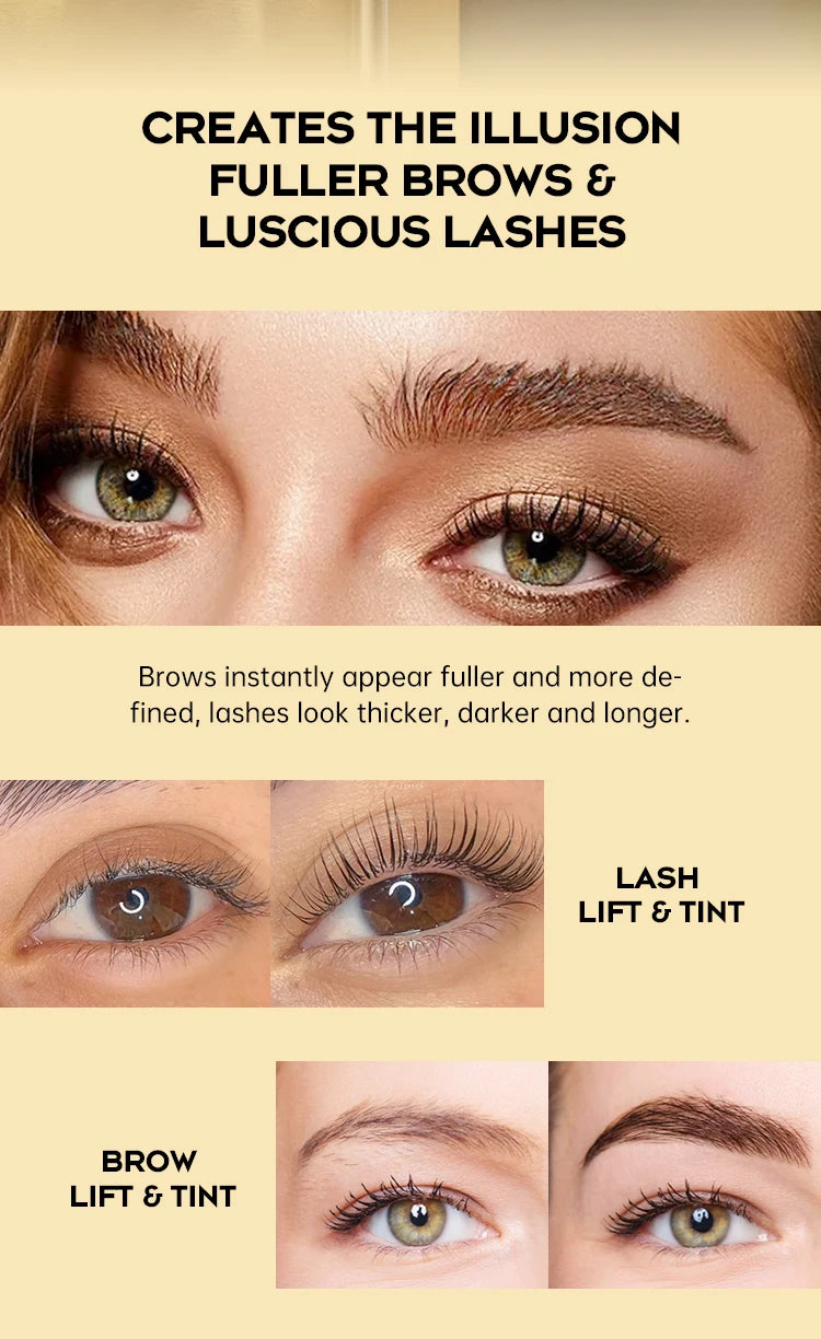 Gollee Professional Eyelash Lift & Tint Kit – Long-Lasting Lash & Brow Enhancement | Natural Curl Effect | Up to 4–6 Weeks