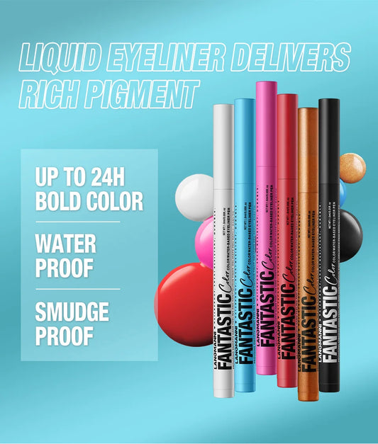 Dark red matte liquid eyeliner, white makeup, quick-drying, waterproof, long-lasting pencil, 12 colors.