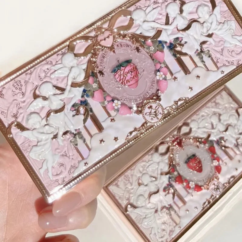 Flowerkaren Make Up Eye Shadow Palette Facial Complexion Blush Eyeshadow Highlighter Flower Know Face Bronzer Palette