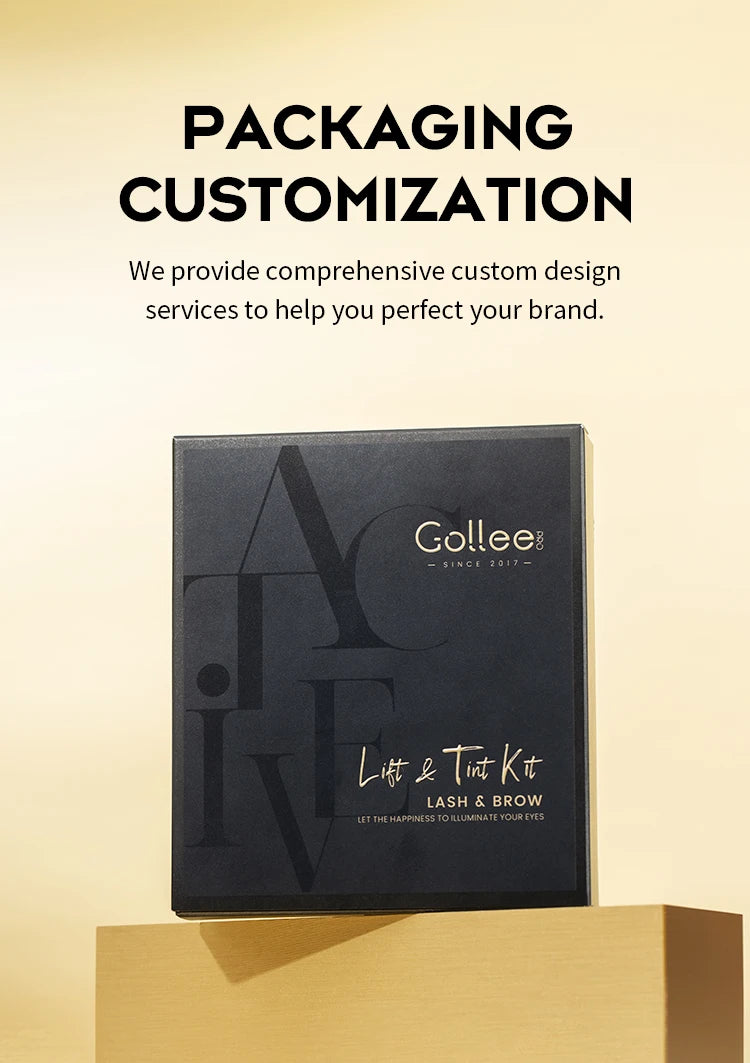 Gollee Professional Eyelash Lift & Tint Kit – Long-Lasting Lash & Brow Enhancement | Natural Curl Effect | Up to 4–6 Weeks