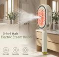 Steam-Powered Hair Straightening Brush